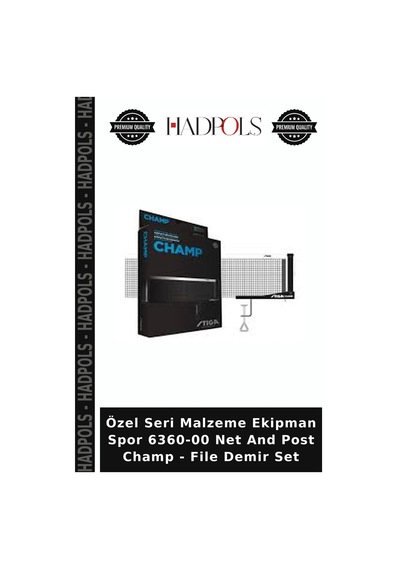 Özel Seri Malzeme Ekipman Spor 6360-00 Net And Post Champ - File Demir Set Belirtilmemiş
