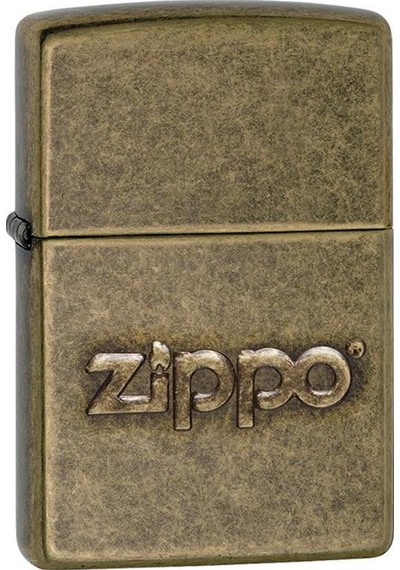 Zippo Çakmak 28994-000003 Zippo Stamp Antiqued Brass