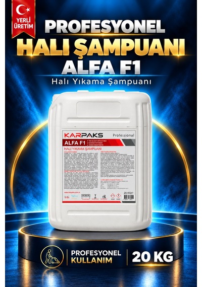 Alfa F1 Ultra Halı Yıkama Şampuanı 20kg Tekli