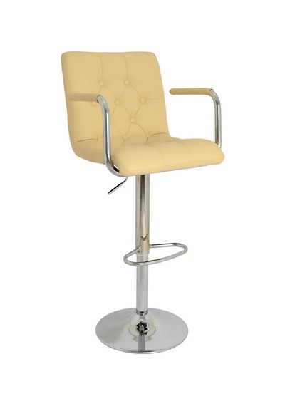 Bürocci Helen Bar Sandalyesi-Krem-9519Q0115 Çok Renkli