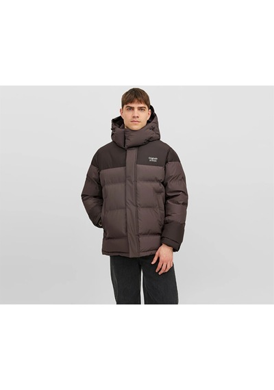 Jack & Jones Jack Jones Jortwice Erkek Günlük Mont 12238881-Chocolate-Brown Kahverengi