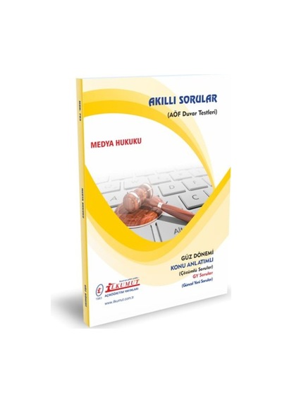 İlkumut Yayınları - Medya Hukuku - Konu Anlatımlı - Çözümlü Sorular
