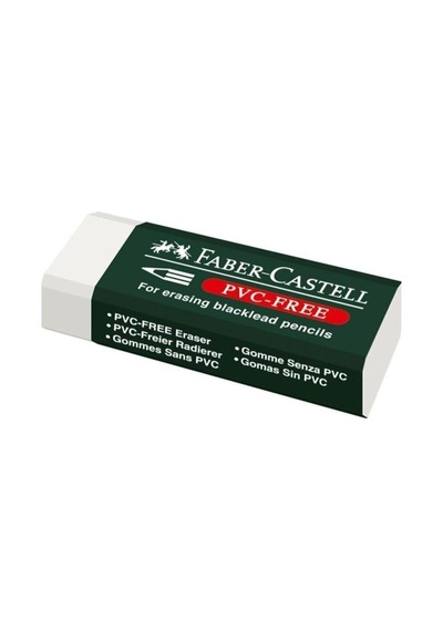 Faber Castell Pvc Free No:20 Büyük Boy Beyaz Silgi 3 Lü
