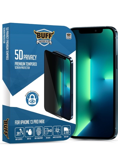 Buff Apple Uyumlu   iPhone 13 Pro Max 5D Privacy Ekran Koruyucu (512541456)