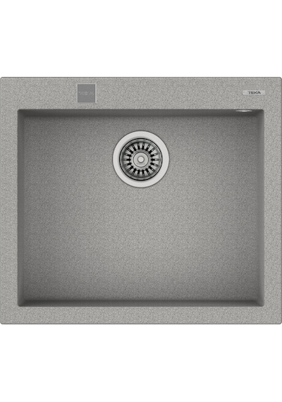 Teka Forsquare 50.40 Tg Stone Grey - Ankastre Kumanda Sifonlu Granit Eviye - Gri - 50 CM - 115230006