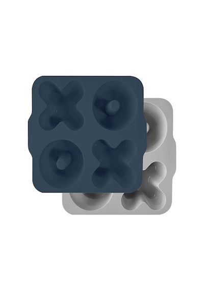 Xoxo Muffin Kalıbı Deep Blue Powder Grey 2 Adet