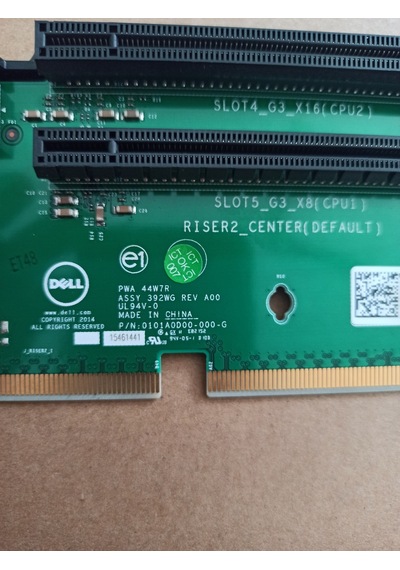 Dell Poweredge R730 / R730Xd Pcı Riser Card Riser2 Centre Board