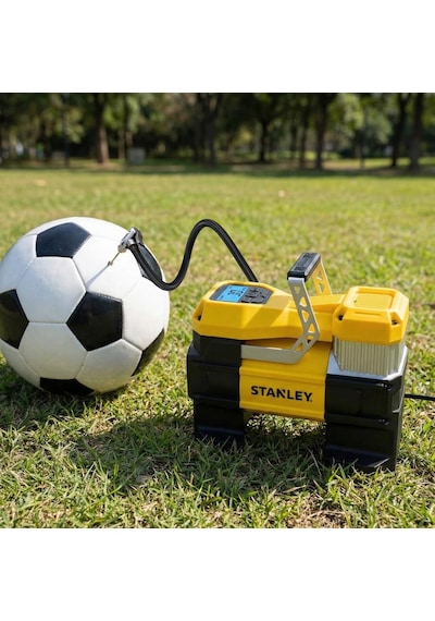 Stanley Sxıf0001 12volt 150 Psı Dijital Basınç Göstergeli Lastik Şişirme Pompası + Led Lamba