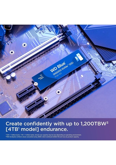 Blue Sn5000 Nvme Ssd M.2 2280 500 Gb 5.000 Mb/sn'ye Kadar Okuma 4.000 Mb/sn'ye Kadar Yazma - Wds500g4b0e