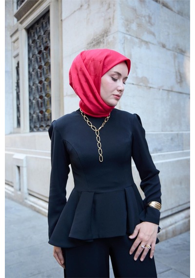 Silk Home Monogram Pamuk İpek Eşarp 130001-09 Narçiçeği