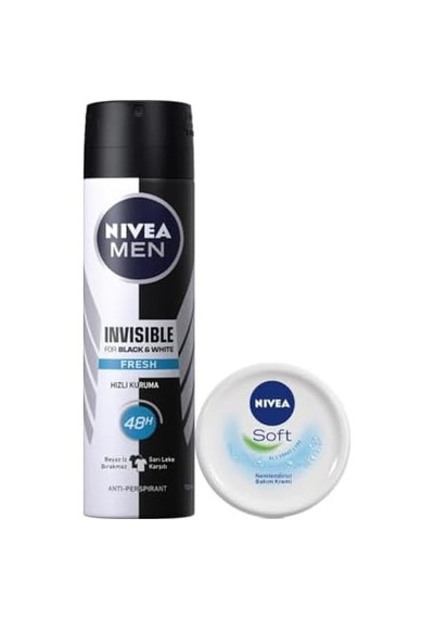 Deo Sprey Inv B&w Fresh Erk 150ml + Soft 100ml