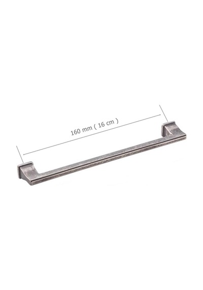 5 Adet Doğanlar Techno 160 Mm Mobilya Kulp Antik Gümüş