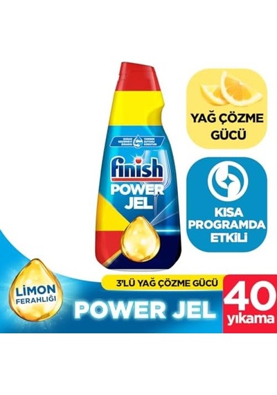 Hepsi Bir Arada Jel Bulaşık Makinesi Deterjanı 1000 Ml Limonlu