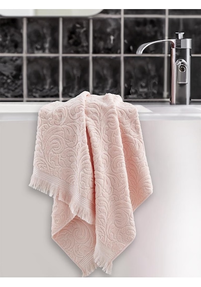 Cotton Esra Büyük Boy Banyo Havlusu 90x150 Somon