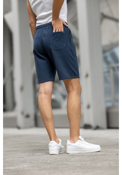 Kite Regular Fit Cepli Kapri Şort - Lacivert Lacivert