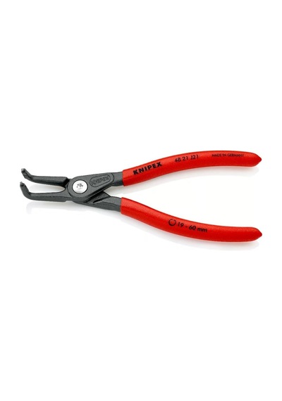 Knıpex Ağır Hizmet Eğri Uçlu İç Segman Pensesi 165 Mm 4821j21