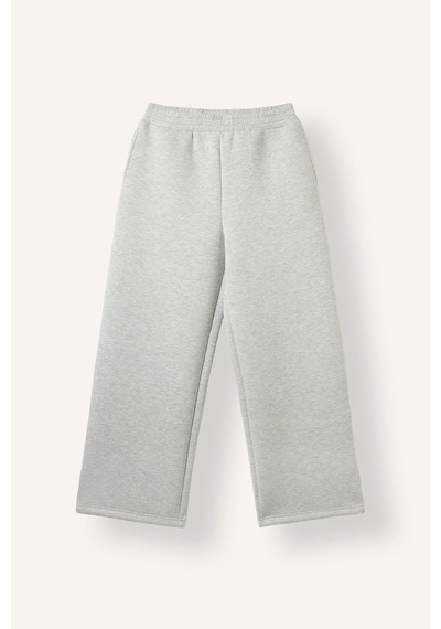 Defacto Relaxed Fit Düz Dalgıç Kumaş Geniş Paça Eşofman Altı H0939ax26augr93 Gri-gr93