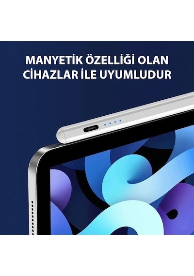 Apple Uyumlu iOS Android Windows İle Tablet Telefon iPad Yazı Çizim Kalemi + Yedek Uç