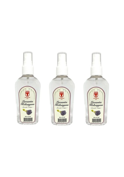 Tariş 80 Derece Lavanta Kolonyası Sprey Pet Şişe 80 ML x 3