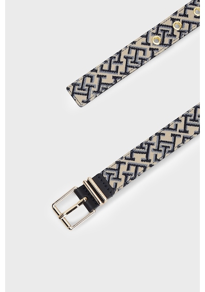 Tommy Hilfiger Logolu Kemer Kadın Kemer Aw0aw18894 Dw6 Lacivert