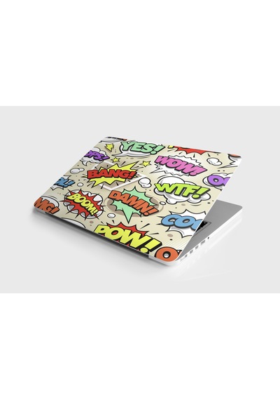 Laptop Sticker Konuşma Balonları