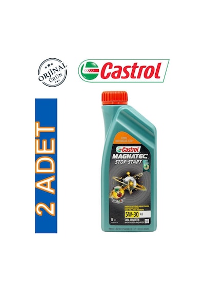 Castrol Magnatec Stop-Start 5W-30 A5 Motor Yağı 2 x 1 L