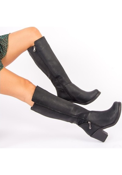 Fox Shoes Siyah Kadın Çizme G674252009
