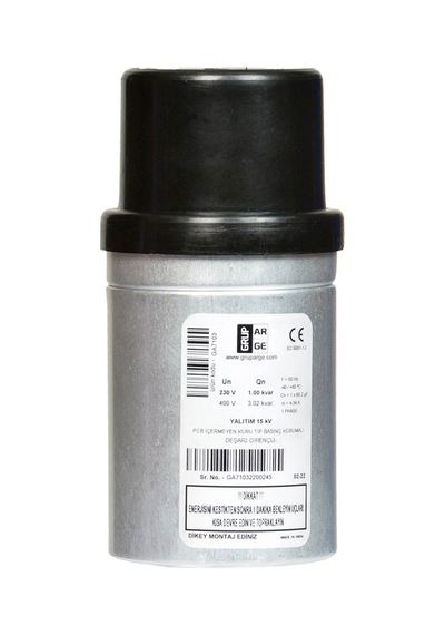 Grup Arge Knd M1.0 1 Kvar 230 V Monofaze Kompanzasyon Kondansatörü Ga7103