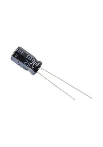 100uf 25v Elektrolitik Kondansatör 6.3x12 5mm 105c 10 Adet Pcs