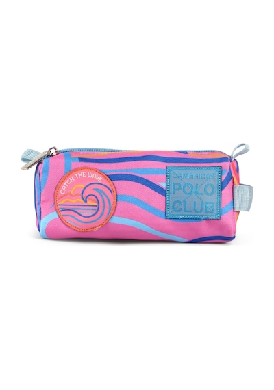 Cambridge Polo Club Wave Tek Bölmeli Unisex Çocuk Kalemlik Pembe