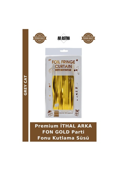 Premium İthal Arka Fon Gold Parti Fonu Kutlama Süsü