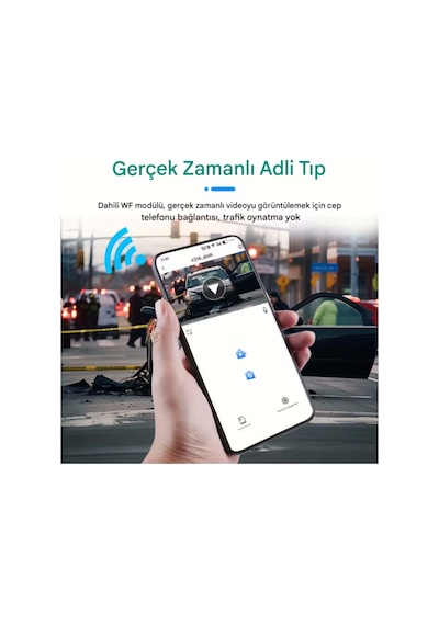 Cj A-98 Wifi Full Hd3 Kameralı Araç İçi Güvenlik Kamerası