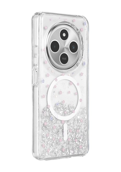 Redmi 14c Kılıf Kamera Korumalı Magsafe Özellikli Simli Şık Misk Kapak Desen 1