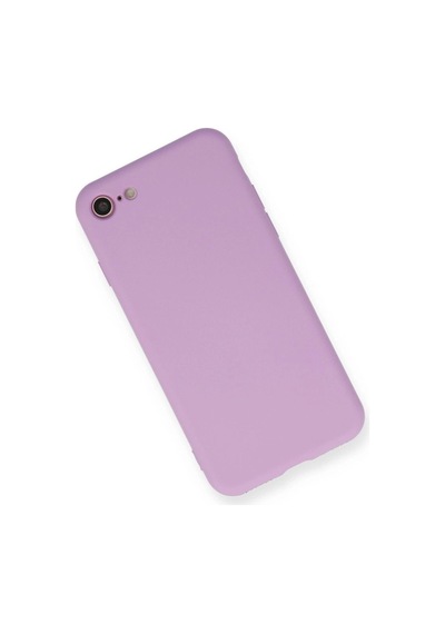 Apple, Uyumlu iPhone 7 Kılıf Nano İçi Kadife Silikon - Lila