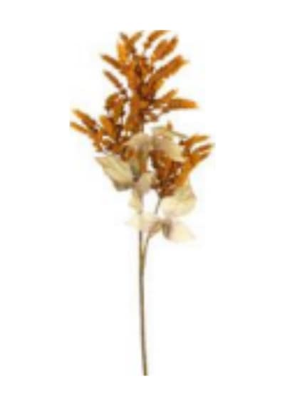 Yapay Çiçekli Bitki Pampas Hardal 90 Cm Çok Renkli