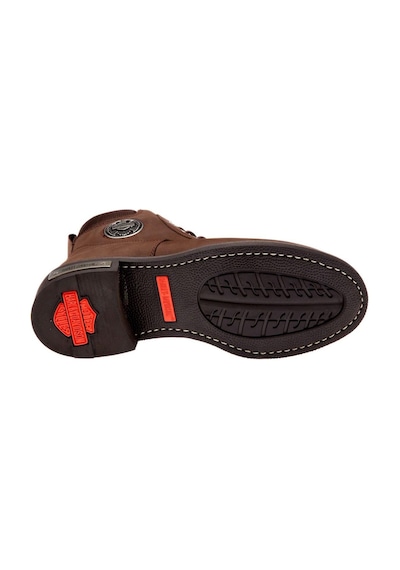 Harley Davidson Jim Dark Brown Nubuk Erkek Bot Kahverengi