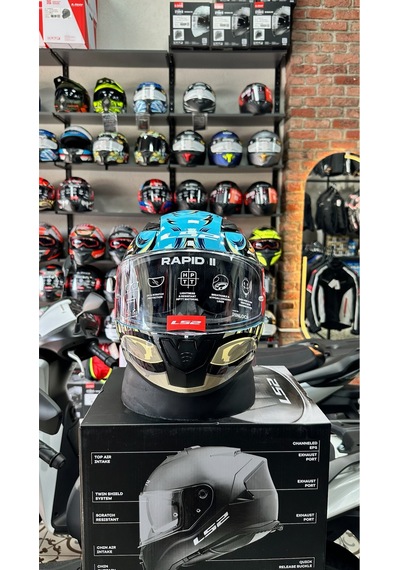 Rapıd 2 Neo Mavi-mor Kask Mavi Mor