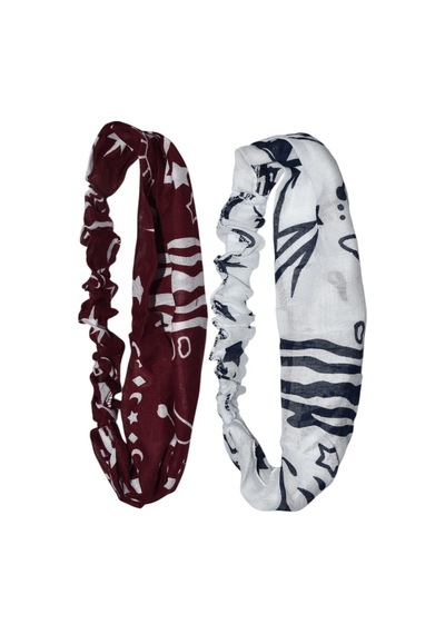 Bandana Paraşüt Model Lastikli 2 Li Kahverengi