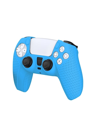Sony Dobe Playstation 5 Uyumlu Dualsense Gamepad Slikon Koruyucu Set, Ps5 Slikon Kılıf-mavi