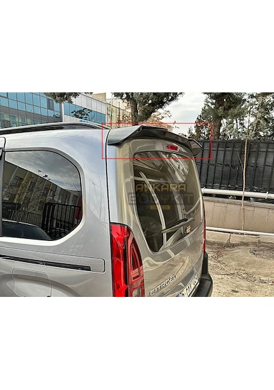 Yeni Berlingo - Yarasa Spoiler - Parlak Siyah - Plastik
