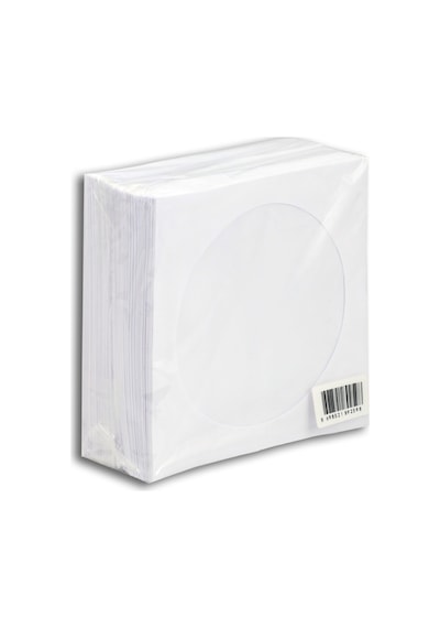 Cd - Dvd Zarfı 100 Adet Beyaz Kaliteli N11.173