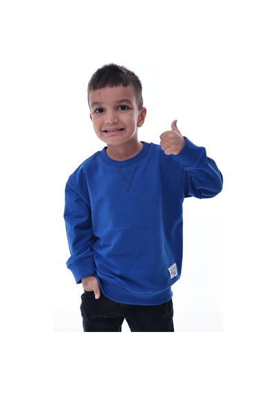 Erkek Çocuk Lacivert Sweatshirt %100 Pamuk 12 Ay 5 Yaş Rahat Kalıp Basic Günlük Üst Lacivert Erkek Çocuk Lacivert Sweatshirt %100 Pamuk 12 Ay 5 Yaş Rahat Kalıp Basic Günlük Üst Lacivert