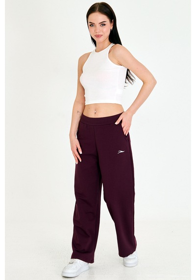 Trendhill Kadın Mürdüm Geniş Paça Cepli Beli Lastikli Yüksek Bel Iki Iplik Eşofman Altı Mrd5609 Trendhill Kadın Mürdüm Geniş Paça Cepli Beli Lastikli Yüksek Bel Iki Iplik Eşofman Altı Mrd5609