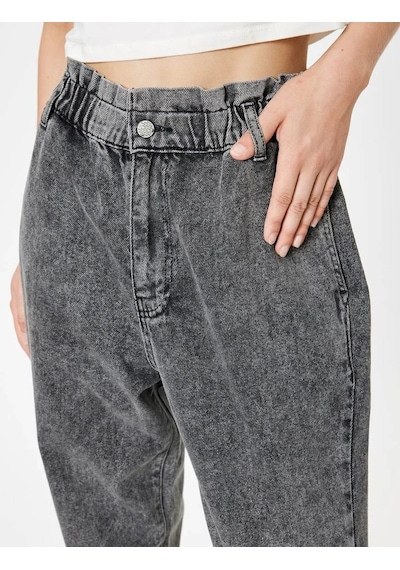 Koton Kadın Jean Pantolon Siyah 5wal40031md 25ky59000083 Y5901 Siyah