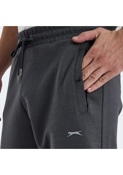 Slazenger VAIVA Erkek Cepli Koyu Gri Eşofman Altı