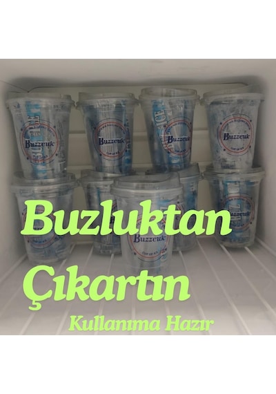Tekrar Kullanılabilir Buz Çubuklu Soğutucu Bardak Buzlukta Donan, İçeceği Sulandırmadan Soğuk Tutan Yeniden Kullanılabilir Buz Bardağı Yazlık Soğuk İçecek Termosu Çok Renkli