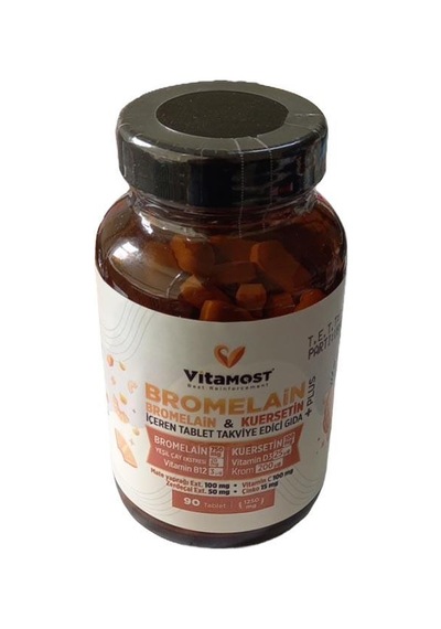 Vitamost Bromelain Kuersetin 90 Tablet