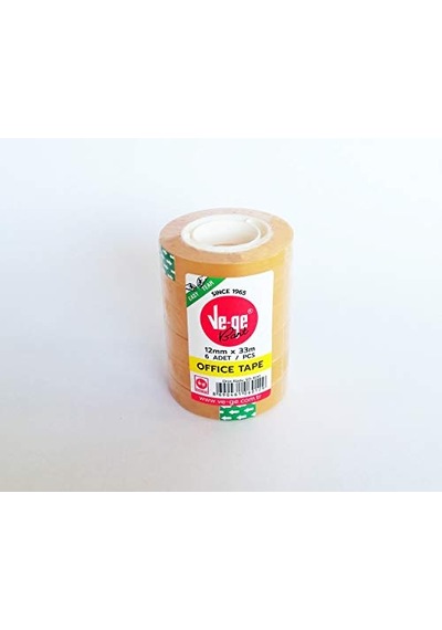 Ve-qe 12mmx33m Offıce Tape 6lı Kule Diğer