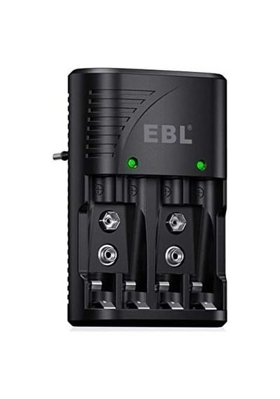 Ebl Nı-mh Aa/aaa Ve 9v Piller İçin Hızlı Şarj Cihazı - 4 Yönlü Led Ekranlı Şarj Cihazı 6802