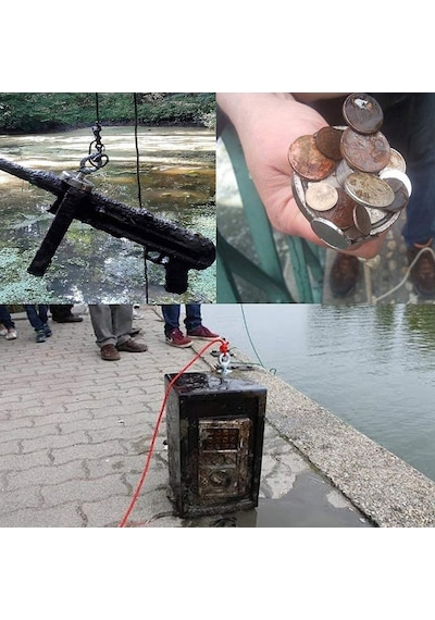 Magnet Fishing, Askılı Güçlü Neodyum Mıknatıs, Kurtarma Mıknatısı 60Mm